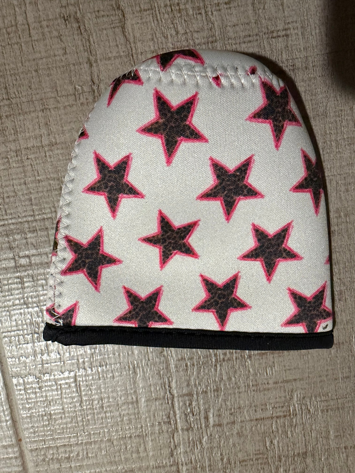 Pink & Leopard Stars Bevvie